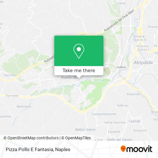 Pizza Pollo E Fantasia map