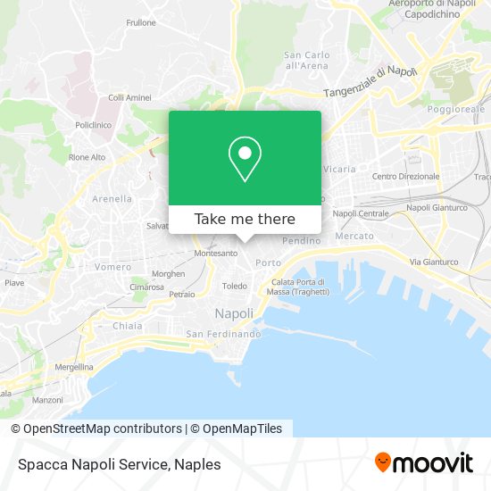 Spacca Napoli Service map