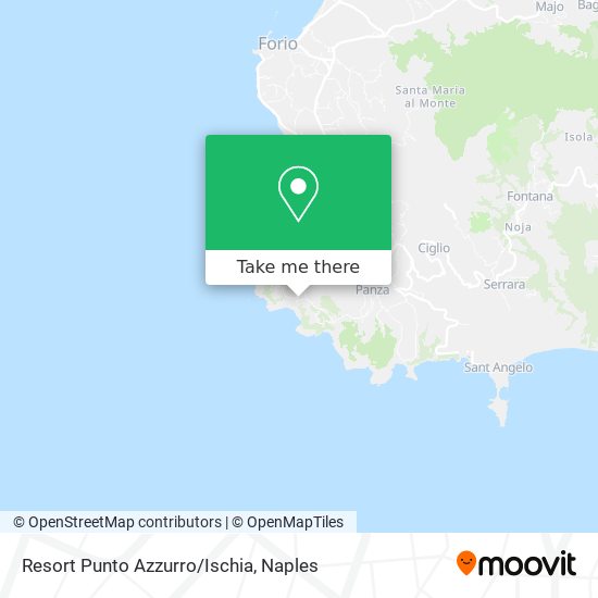 Resort Punto Azzurro/Ischia map