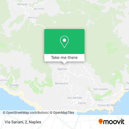 Via Sariani, 2 map