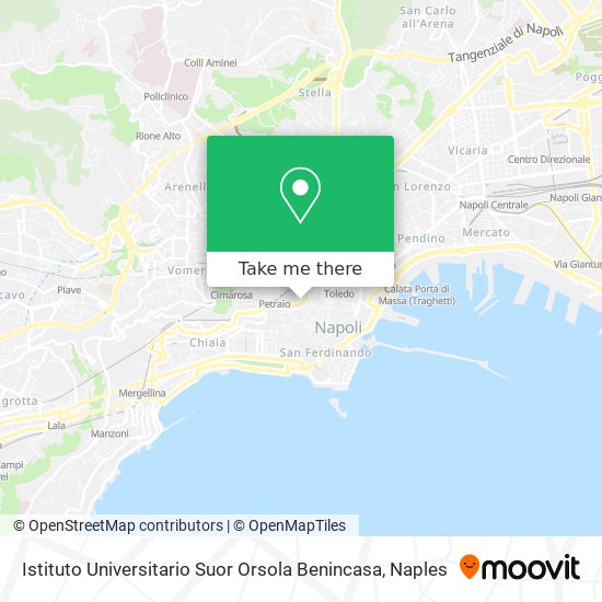 Istituto Universitario Suor Orsola Benincasa map