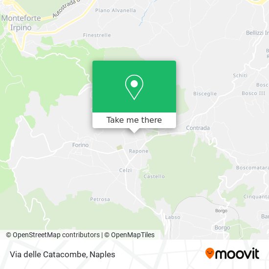 Via delle Catacombe map