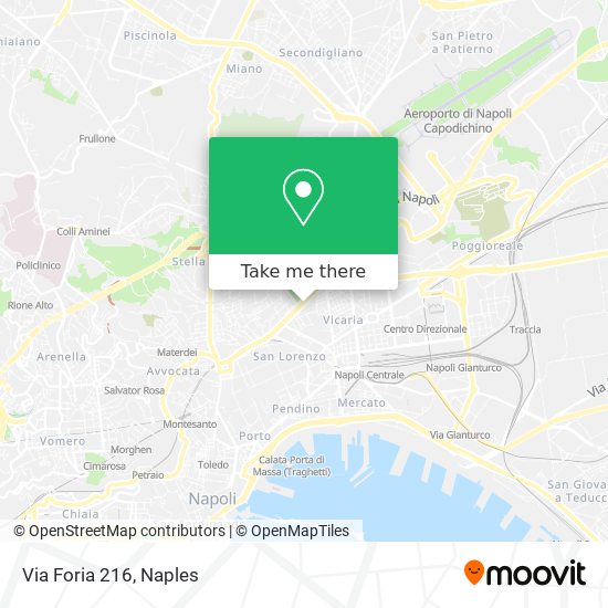 Via Foria  216 map