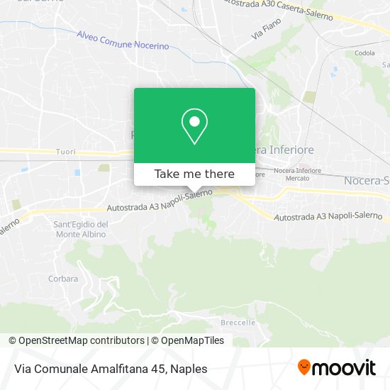 Via Comunale Amalfitana  45 map