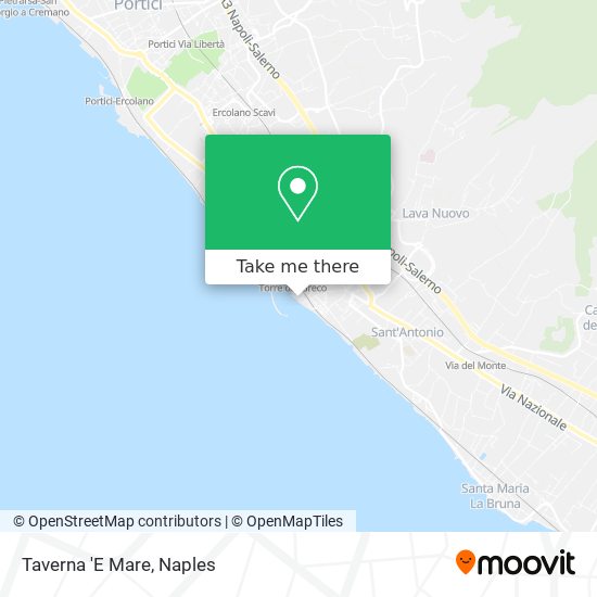 Taverna 'E Mare map