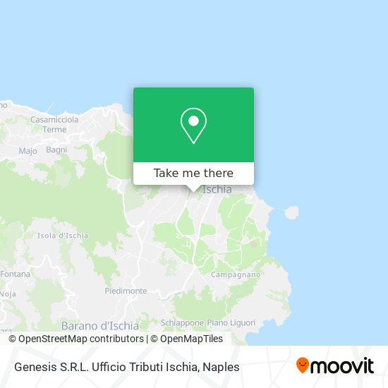 Genesis S.R.L. Ufficio Tributi Ischia map