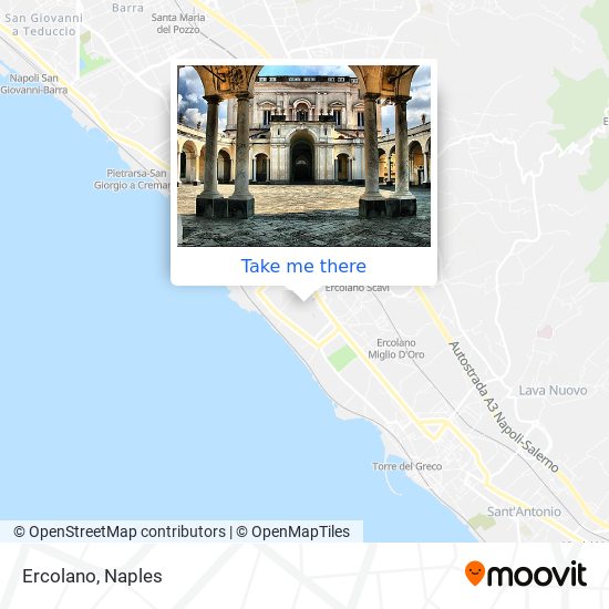 Ercolano map