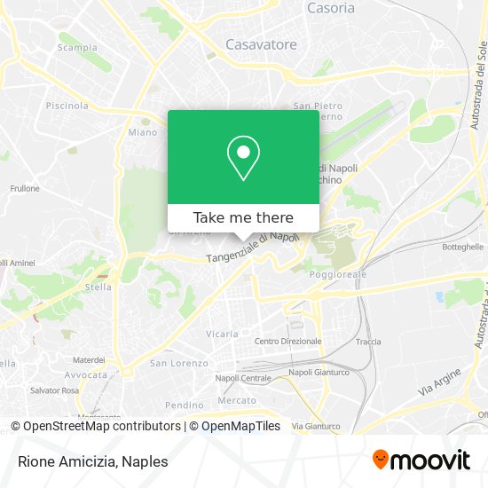 Rione Amicizia map