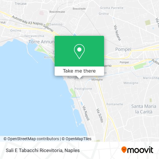 Sali E Tabacchi Ricevitoria map