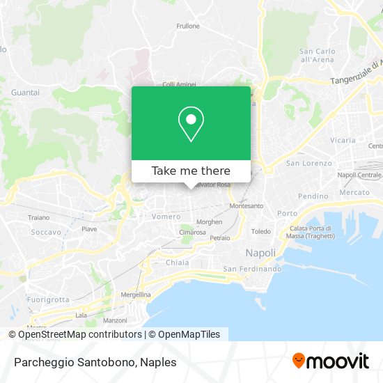 Parcheggio Santobono map