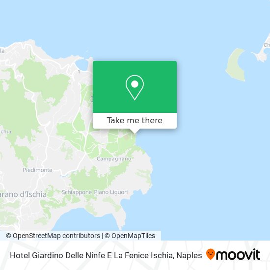 Hotel Giardino Delle Ninfe E La Fenice Ischia map