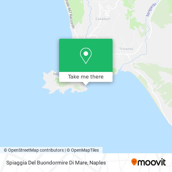 Spiaggia Del Buondormire Di Mare map