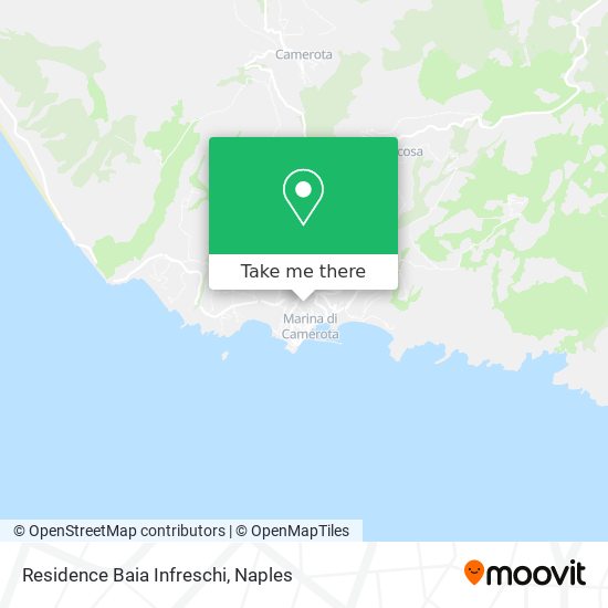 Residence Baia Infreschi map