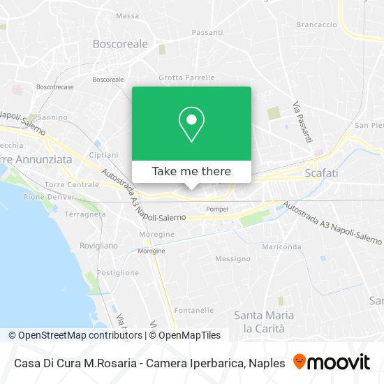 Casa Di Cura M.Rosaria - Camera Iperbarica map