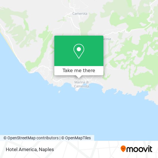 Hotel America map
