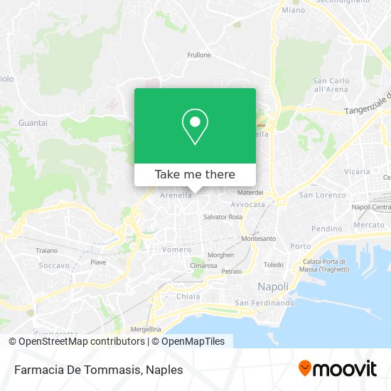 Farmacia De Tommasis map