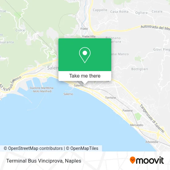 Terminal Bus Vinciprova map