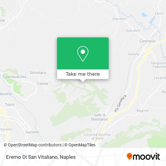 Eremo Di San Vitaliano map