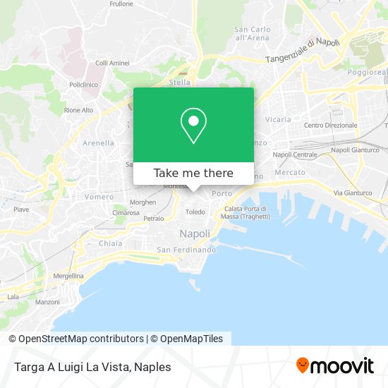 Targa A Luigi La Vista map