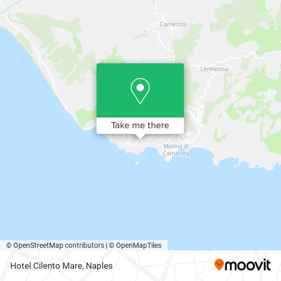 Hotel Cilento Mare map