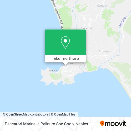 Pescatori Marinella Palinuro Soc Coop map