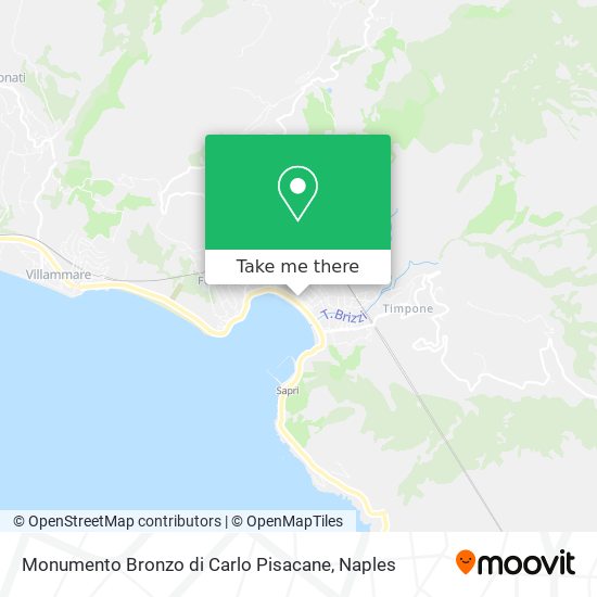 Monumento Bronzo di Carlo Pisacane map