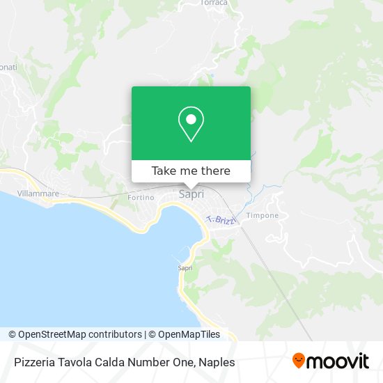 Pizzeria Tavola Calda Number One map