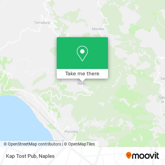 Kap Tost Pub map