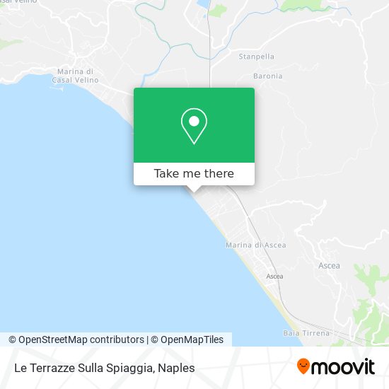 Le Terrazze Sulla Spiaggia map