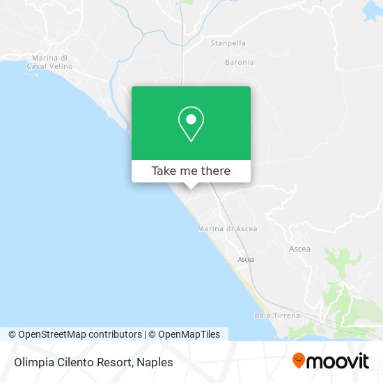 Olimpia Cilento Resort map
