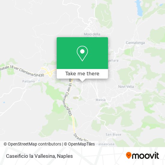 Caseificio la Vallesina map