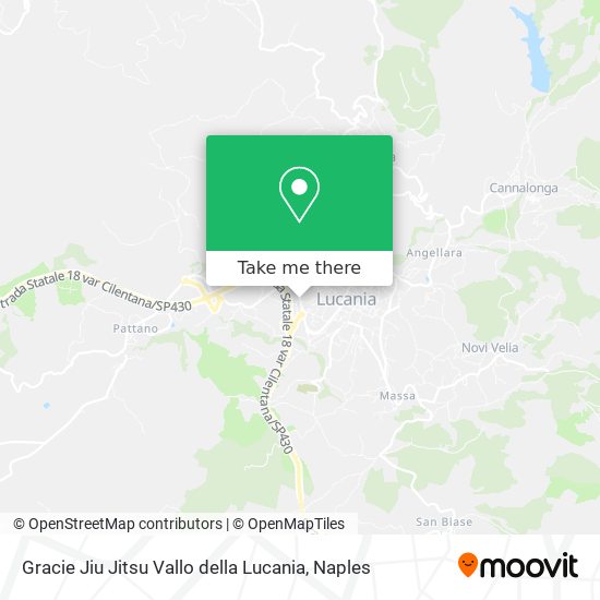 Gracie Jiu Jitsu Vallo della Lucania map