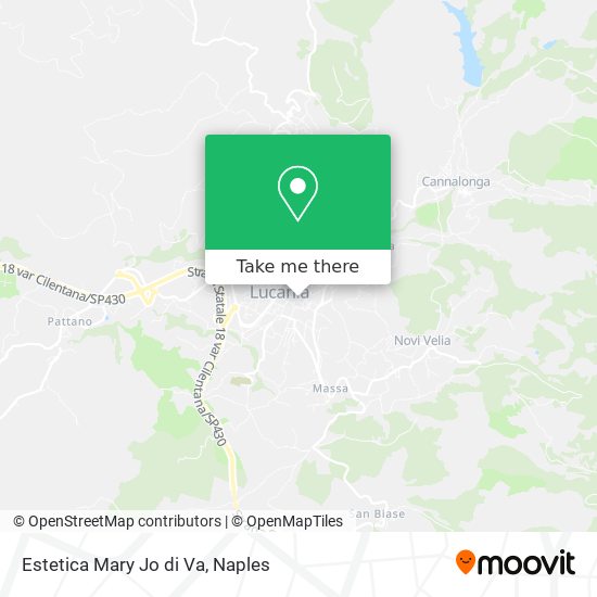 Estetica Mary Jo di Va map