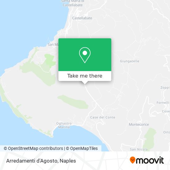 Arredamenti d'Agosto map
