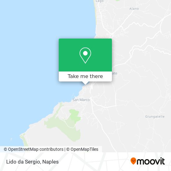 Lido da Sergio map