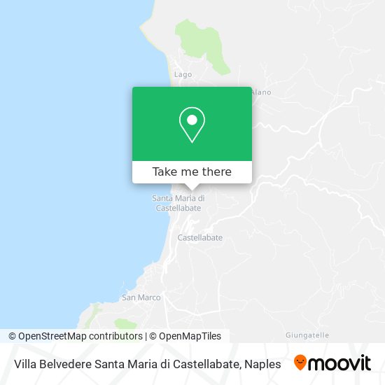 Villa Belvedere Santa Maria di Castellabate map
