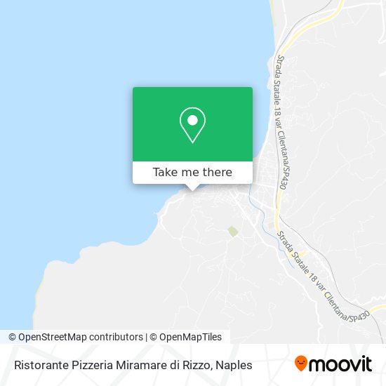 Ristorante Pizzeria Miramare di Rizzo map