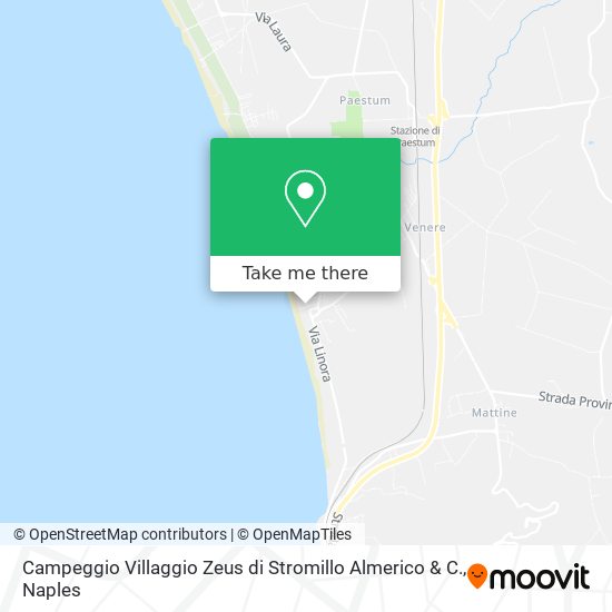Campeggio Villaggio Zeus di Stromillo Almerico & C. map