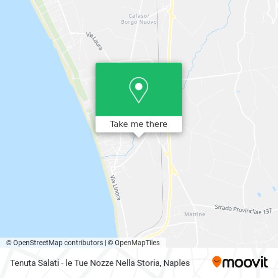 Tenuta Salati - le Tue Nozze Nella Storia map