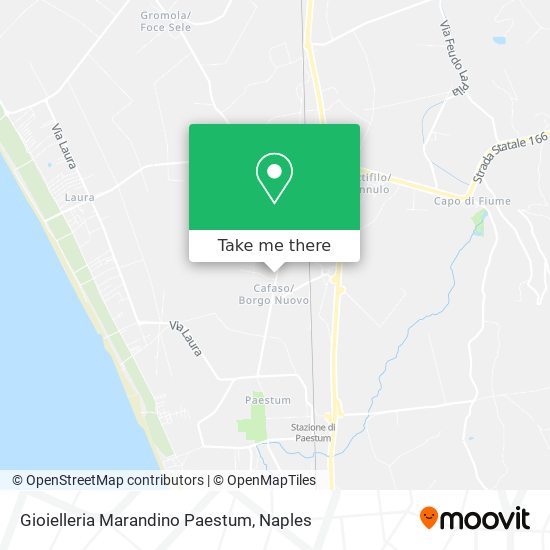 Gioielleria Marandino Paestum map