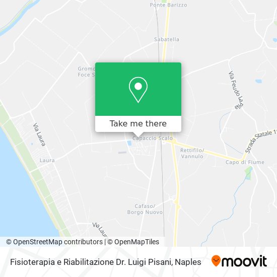 Fisioterapia e Riabilitazione Dr. Luigi Pisani map