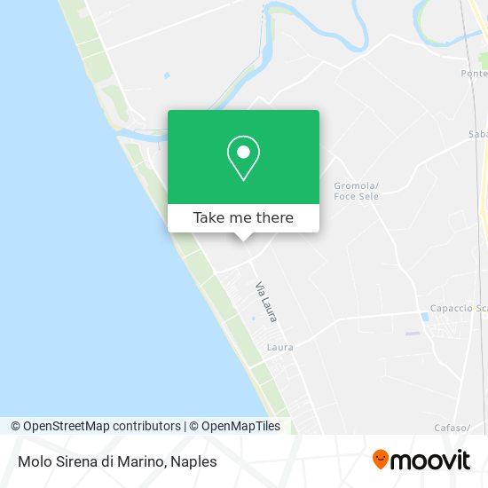 Molo Sirena di Marino map