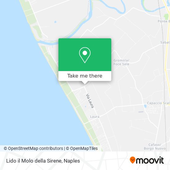 Lido il Molo della Sirene map