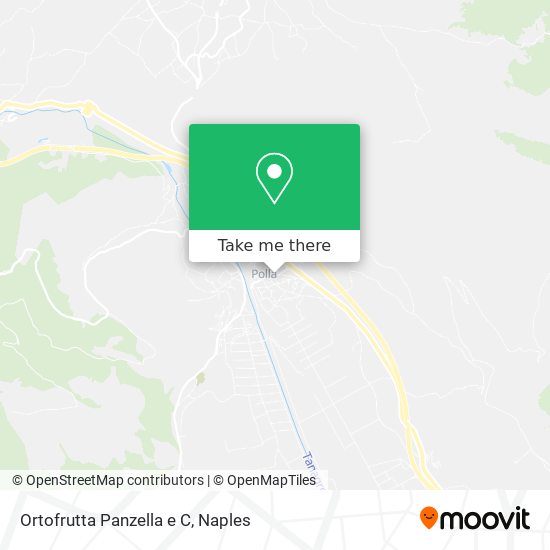 Ortofrutta Panzella e C map