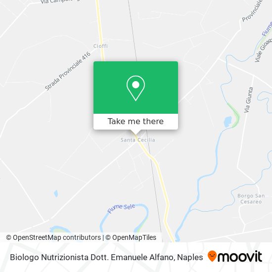 Biologo Nutrizionista Dott. Emanuele Alfano map
