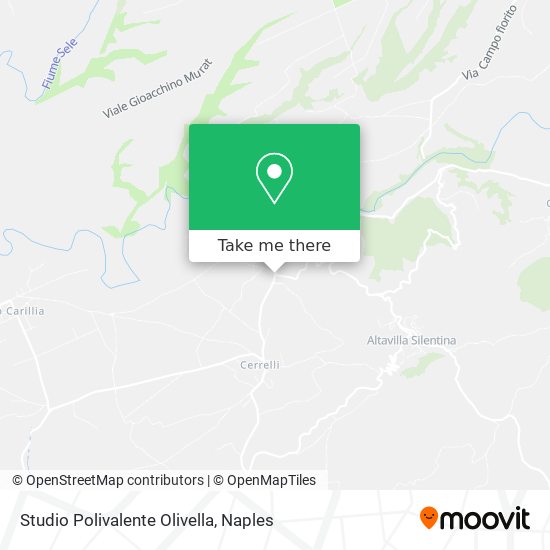 Studio Polivalente Olivella map
