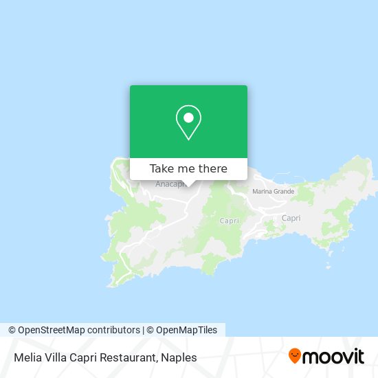 Melia Villa Capri Restaurant map