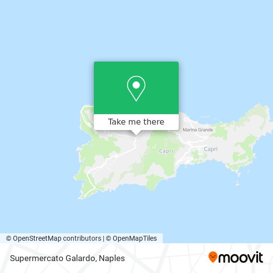 Supermercato Galardo map