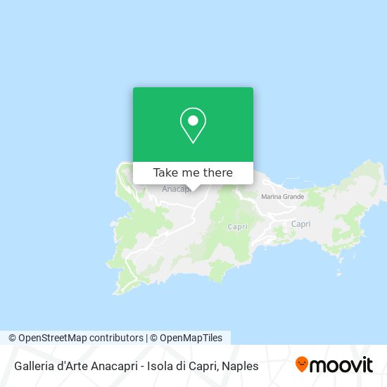 Galleria d'Arte Anacapri - Isola di Capri map