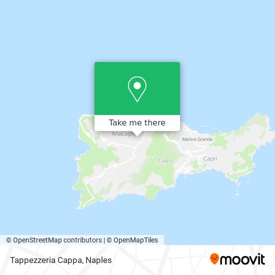 Tappezzeria Cappa map